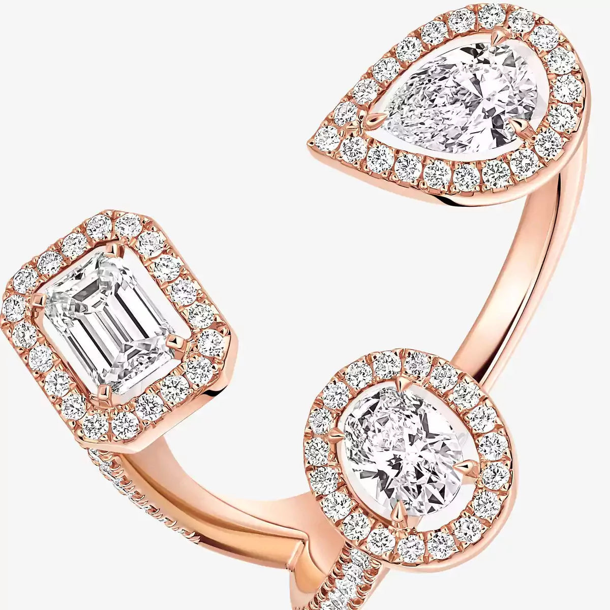 [Plus&Max]  Diamond Ring 0,25ct My Twin Trilogy