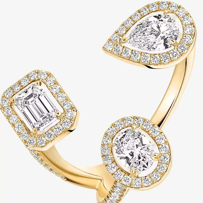 [Plus&Max]  Diamond Ring 0,25ct My Twin Trilogy