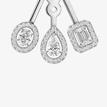 [Plus&Max] My Twin Trio  Diamond Earrings
