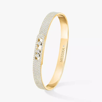 [Plus&Max]Move Noa Full Pavé Diamond Bangle Bracelet