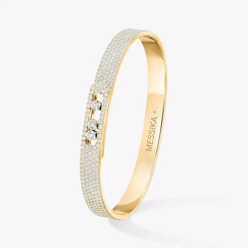 [Plus&Max]Move Noa Full Pavé Diamond Bangle Bracelet