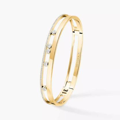 [Plus&Max]Move Romane Diamond Bangle Bracelet