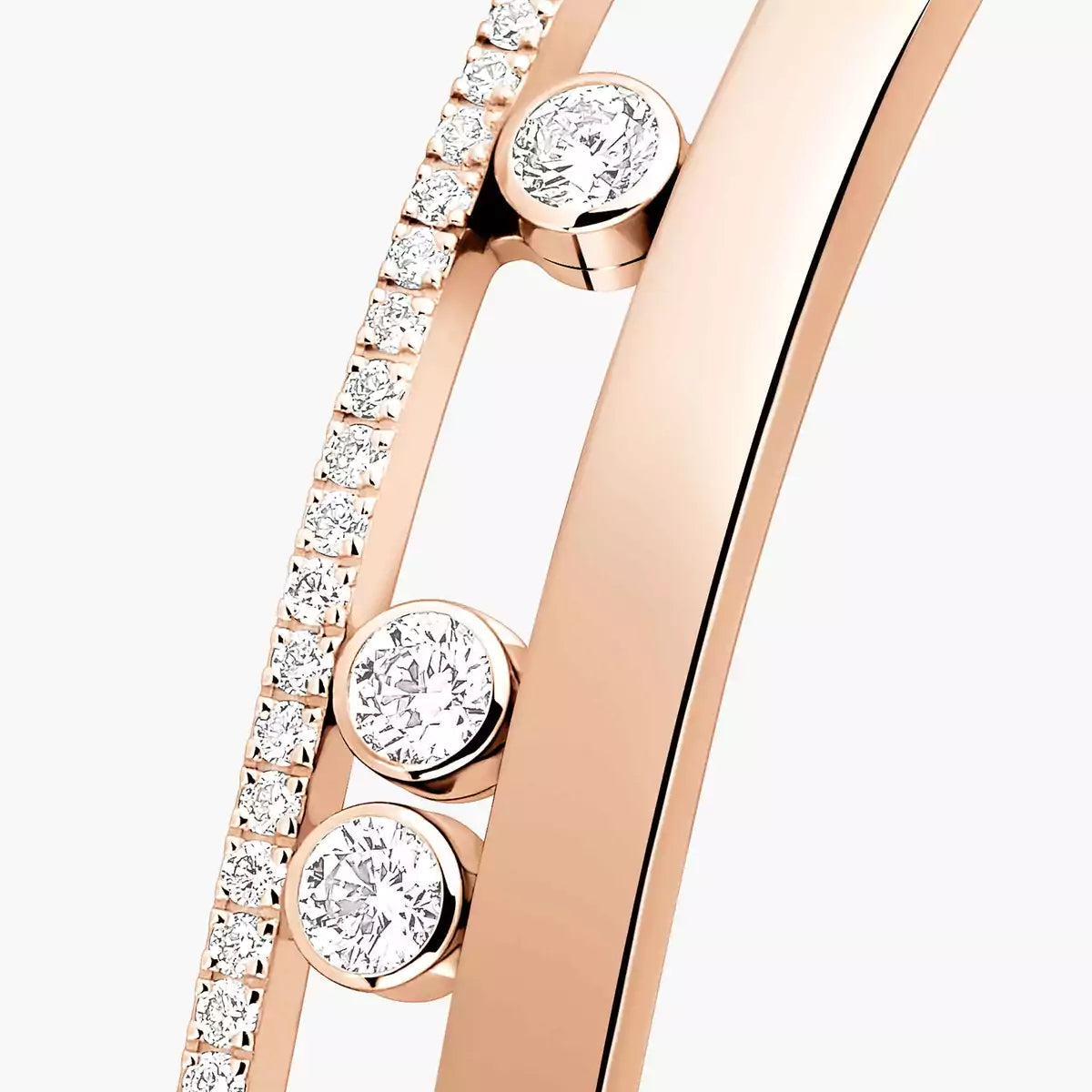 [Plus&Max]Move Romane Diamond Bangle Bracelet
