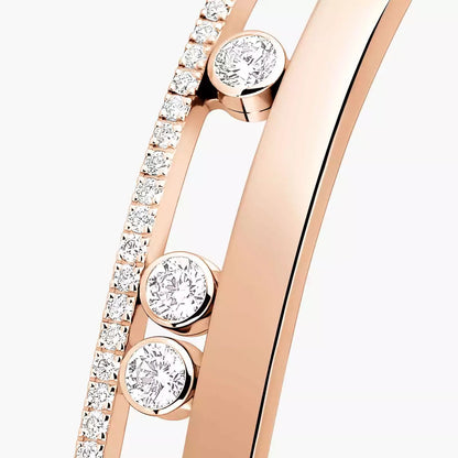 [Plus&Max]Move Romane Diamond Bangle Bracelet