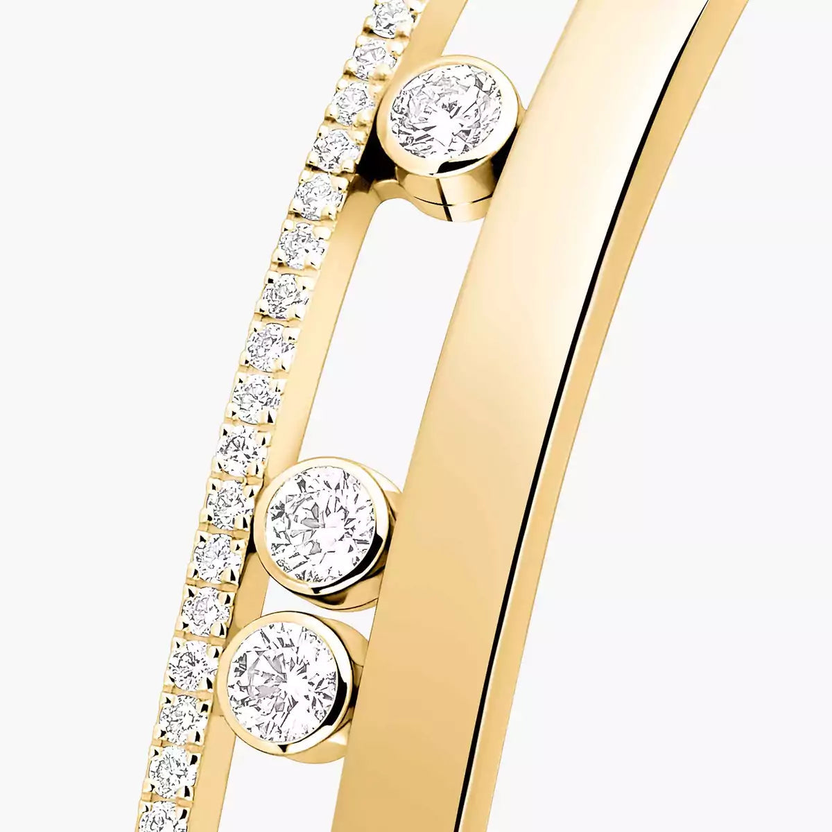 [Plus&Max]Move Romane Diamond Bangle Bracelet