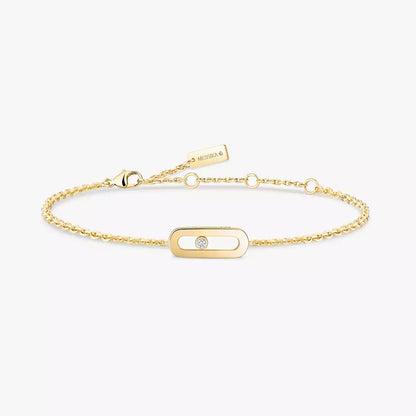 [Plus&Max]Move Uno Diamond Bracelet