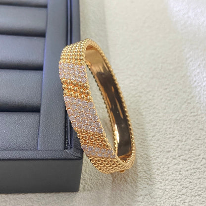 [Plus&Max]  FIVE-ROW DIAMOND BRACELET