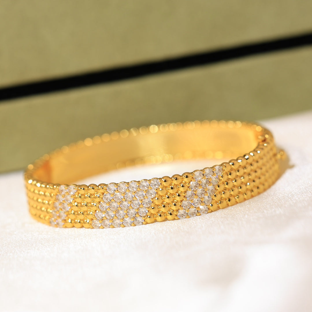 [Plus&Max]  FIVE-ROW DIAMOND BRACELET