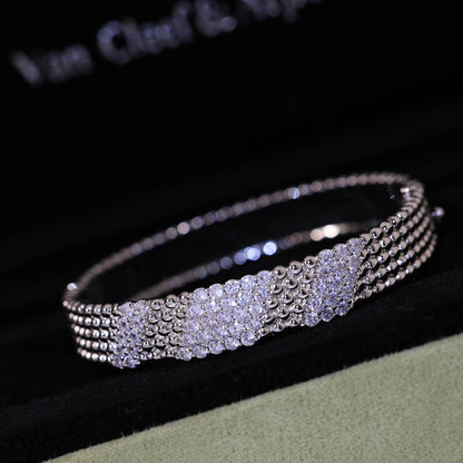 [Plus&Max]  FIVE-ROW DIAMOND BRACELET