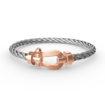 [Plus&Max]FORCE LARGE HORSESHOE NO DIAMOND BRACELET ROSE GOLD