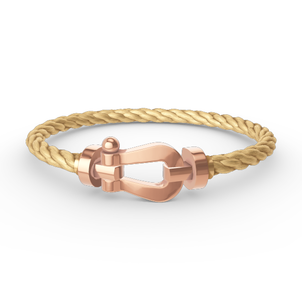 [Plus&Max]FORCE LARGE HORSESHOE NO DIAMOND BRACELET ROSE GOLD