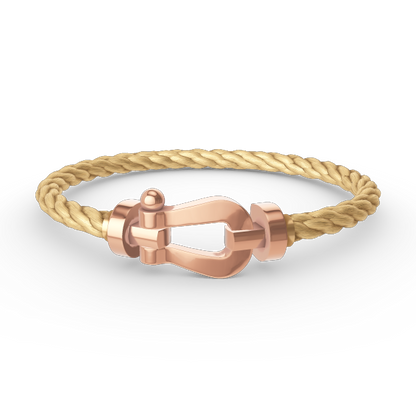 [Plus&Max]FORCE LARGE HORSESHOE NO DIAMOND BRACELET ROSE GOLD