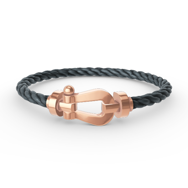 [Plus&Max]FORCE LARGE HORSESHOE NO DIAMOND BRACELET ROSE GOLD