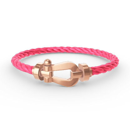[Plus&Max]FORCE LARGE HORSESHOE NO DIAMOND BRACELET ROSE GOLD
