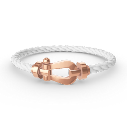[Plus&Max]FORCE LARGE HORSESHOE NO DIAMOND BRACELET ROSE GOLD