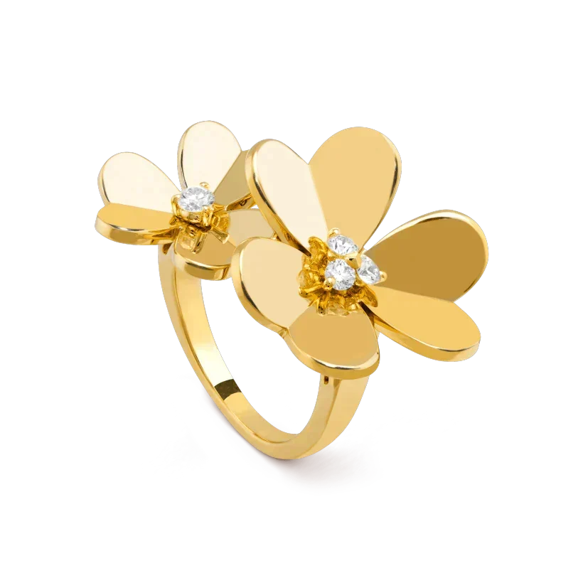 [Plus&Max]CLOVER COMOS GOLD DIAMOND RING