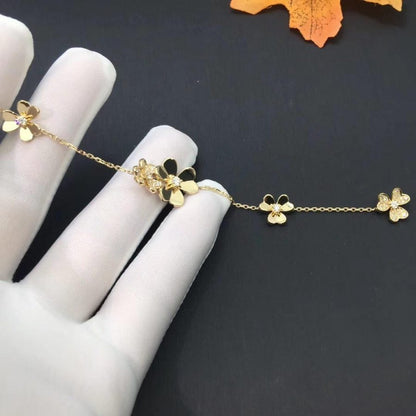 [Plus&Max]FRIVOLE GOLD 5 FLOWERS BRACELET