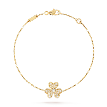 [Plus&Max]FRIVOLE GOLD FLOWER DIAMOND BRACELET