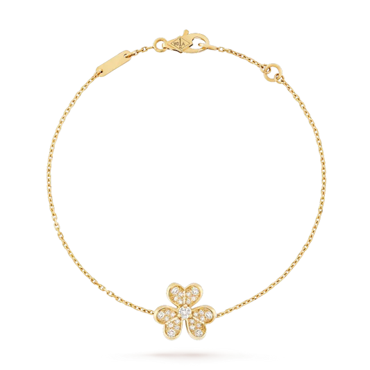 [Plus&Max]FRIVOLE GOLD FLOWER DIAMOND BRACELET