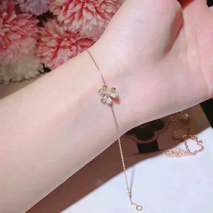 [Plus&Max]FRIVOLE GOLD FLOWER DIAMOND BRACELET