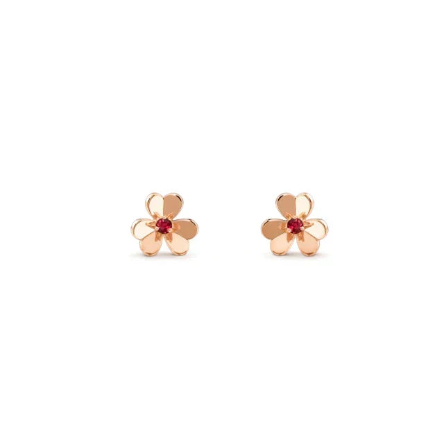 [Plus&Max]FRIVOLE  FLOWER PINK EARRINGS