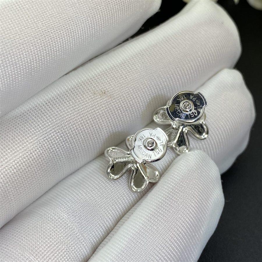 [Plus&Max]FRIVOLE MINI SILVER FLOWER EARRINGS