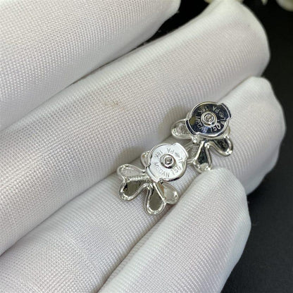 [Plus&Max]FRIVOLE MINI SILVER FLOWER EARRINGS