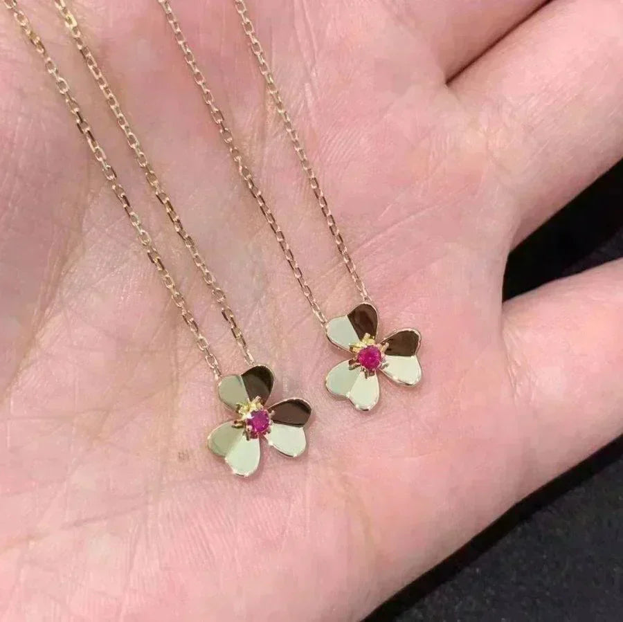 [Plus&Max]FRIVOLE GOLD FLOWER NECKLACE