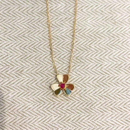 [Plus&Max]FRIVOLE GOLD FLOWER NECKLACE