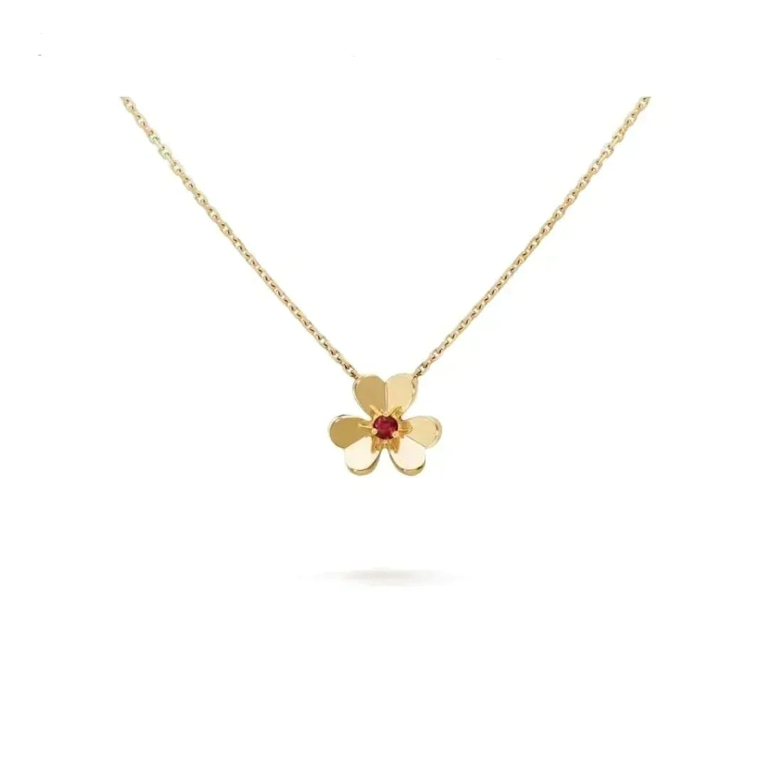 [Plus&Max]FRIVOLE GOLD FLOWER NECKLACE