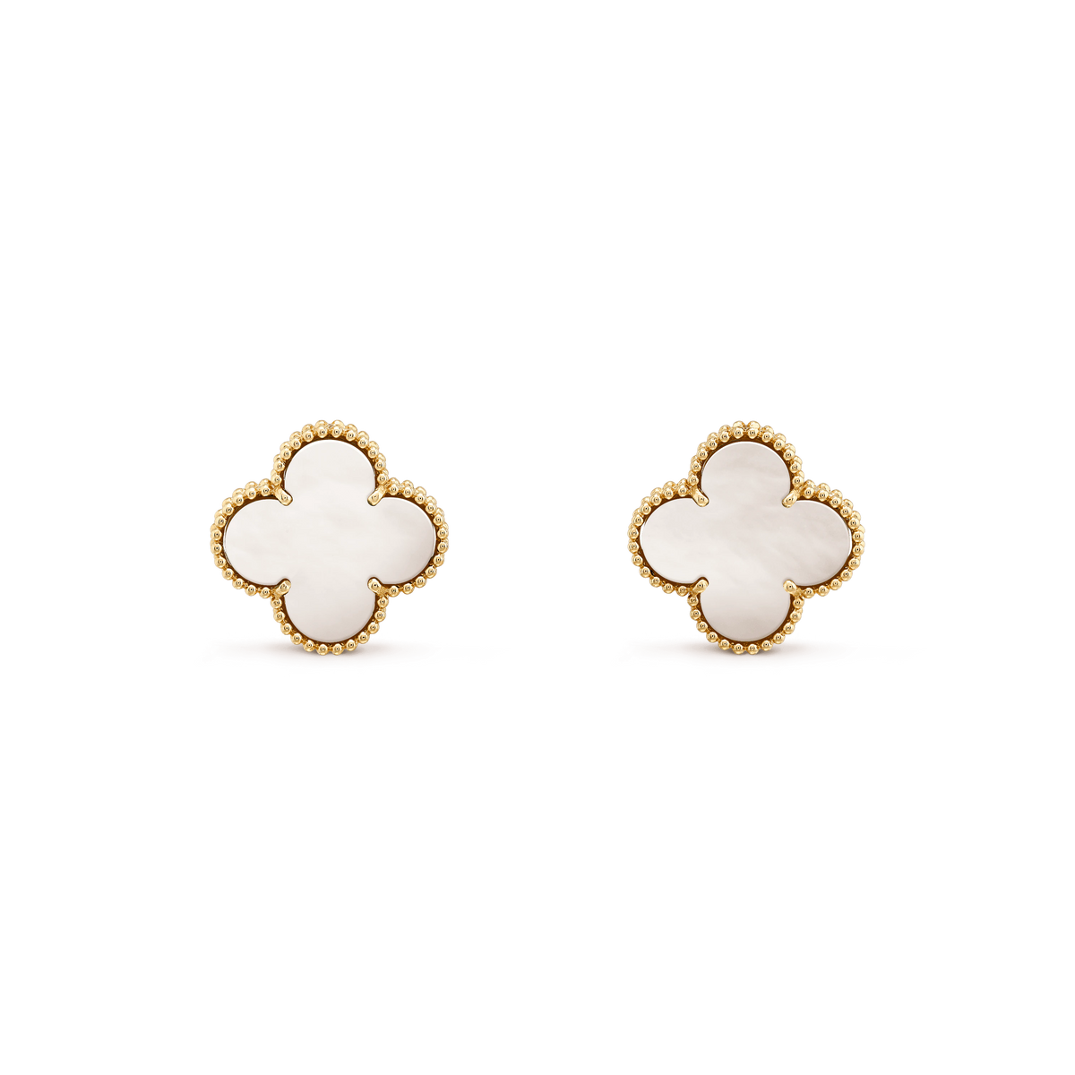[Plus&Max]CLOVER MINI GOLD EARRINGS