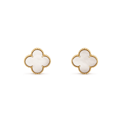 [Plus&Max]CLOVER MINI GOLD EARRINGS