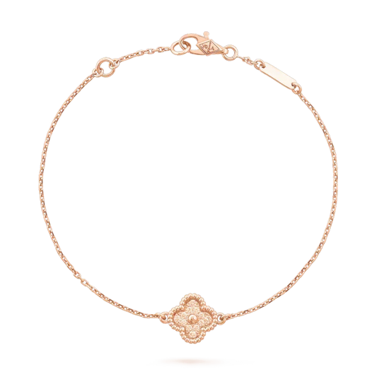 [Plus&Max]CLOVER SINGLE FLOWER BRACELET