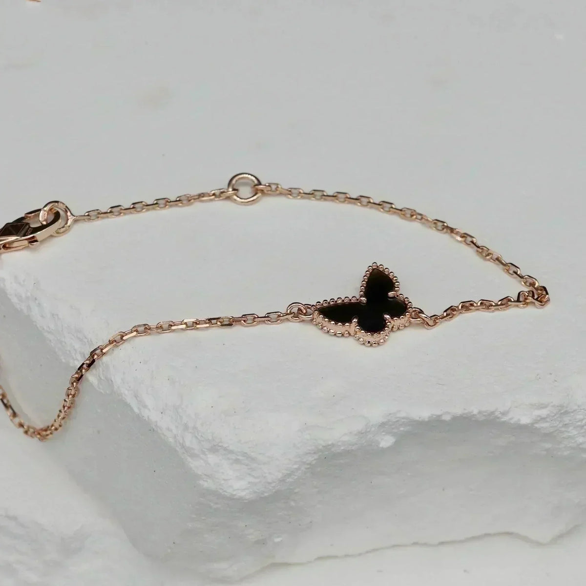 [Plus&Max]BUTTERFLY ONYX  BUTTERFLY BRACELET