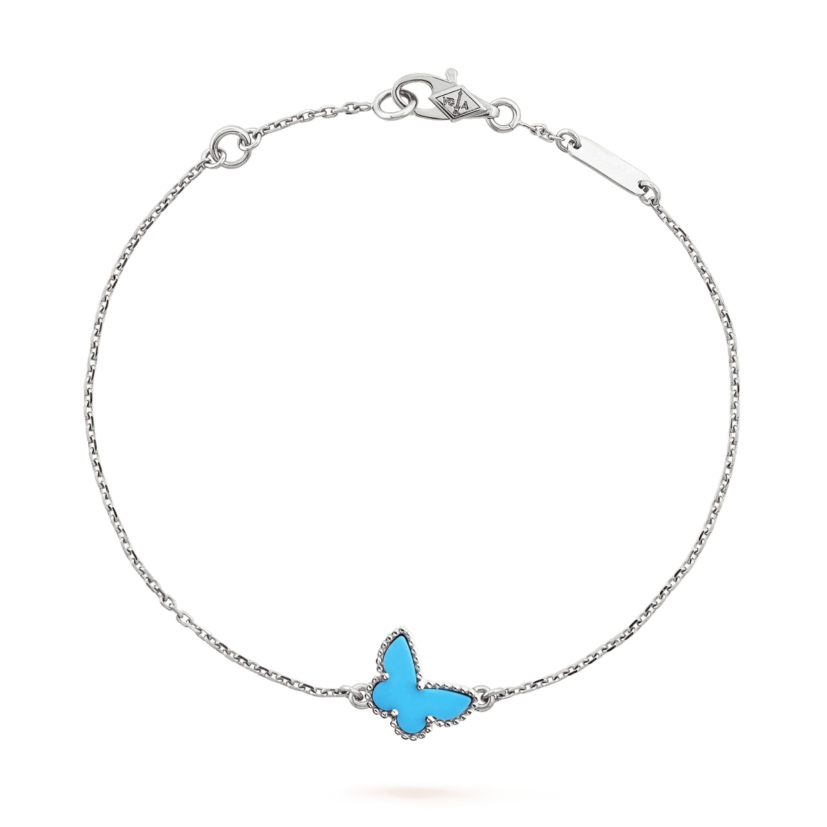 [Plus&Max]BUTTERFLY TURQUOISE BUTTERFLY BRACELET SILVER