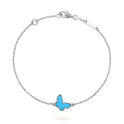 [Plus&Max]BUTTERFLY TURQUOISE BUTTERFLY BRACELET SILVER
