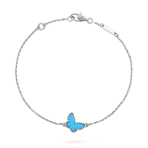 [Plus&Max]BUTTERFLY TURQUOISE BUTTERFLY BRACELET SILVER