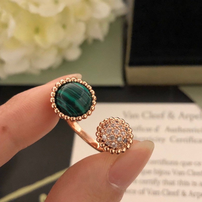 [Plus&Max]PERLEE COULEURS DIAMOND ROSE GOLD BETWEEN THE FINGER RING