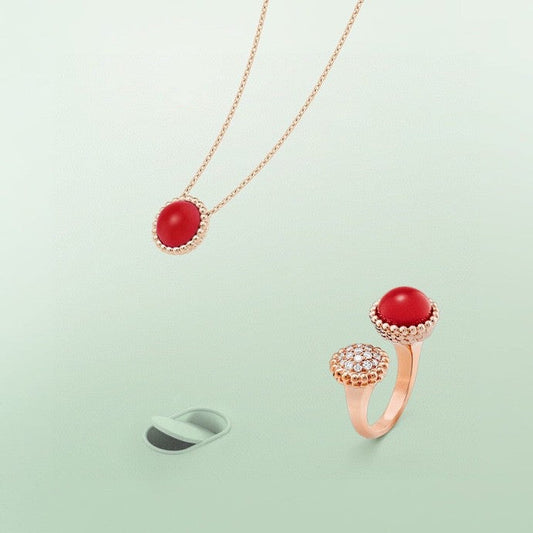 [Plus&Max]PERLEE COULEURS DIAMOND ROSE GOLD BETWEEN THE FINGER RING