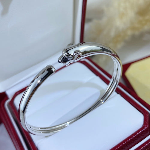 [Plus&Max]PANTHERE SILVER OPEN BRACELET