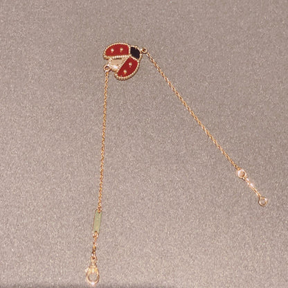 [Plus&Max]LUCKY SPRING 1 MOTIF PINK GOLD BRACELET