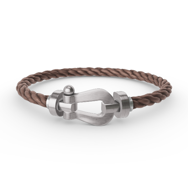 [Plus&Max]FORCE LARGE HORSESHOE NO DIAMOND BRACELET SILVER