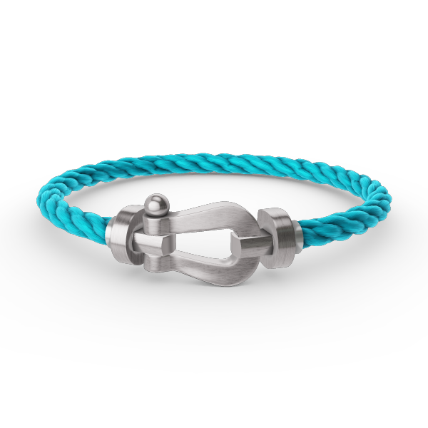 [Plus&Max]FORCE LARGE HORSESHOE NO DIAMOND BRACELET SILVER