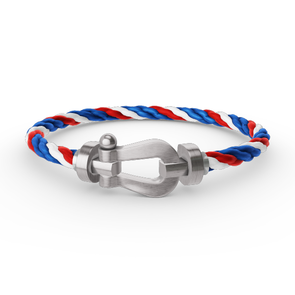 [Plus&Max]FORCE LARGE HORSESHOE NO DIAMOND BRACELET SILVER