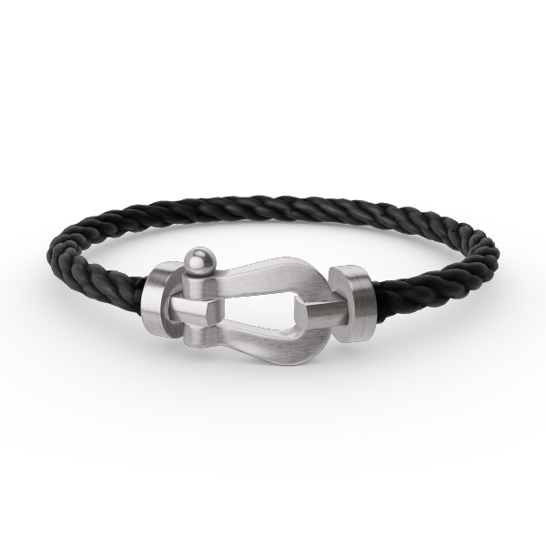 [Plus&Max]FORCE LARGE HORSESHOE NO DIAMOND BRACELET SILVER