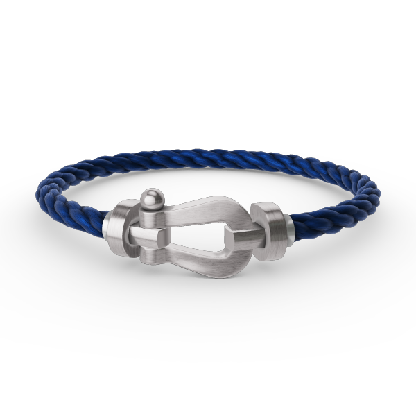 [Plus&Max]FORCE LARGE HORSESHOE NO DIAMOND BRACELET SILVER