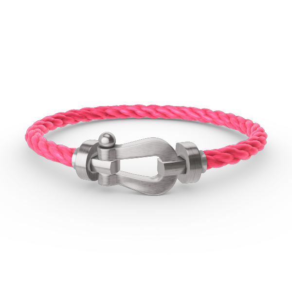 [Plus&Max]FORCE LARGE HORSESHOE NO DIAMOND BRACELET SILVER