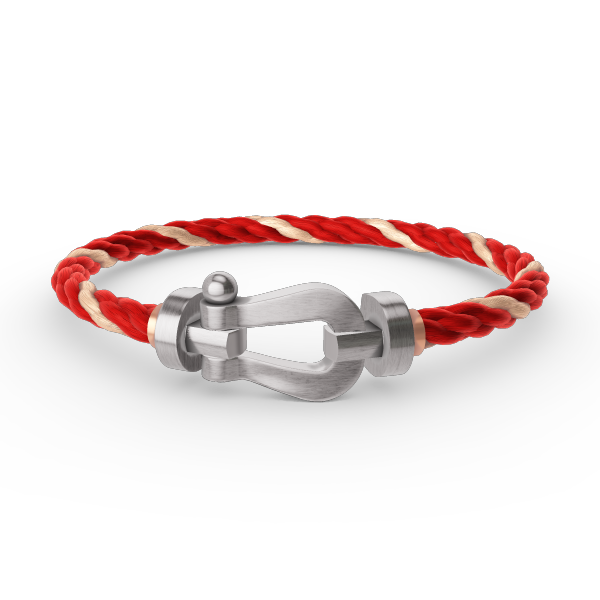 [Plus&Max]FORCE LARGE HORSESHOE NO DIAMOND BRACELET SILVER