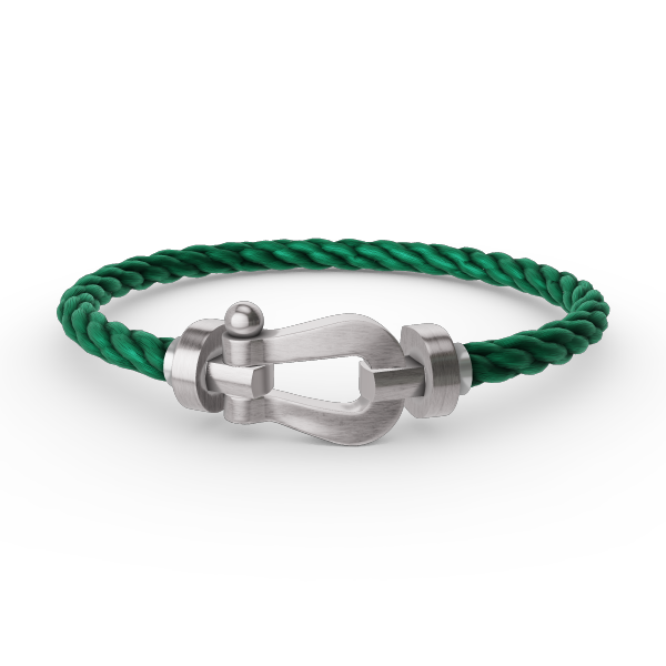 [Plus&Max]FORCE LARGE HORSESHOE NO DIAMOND BRACELET SILVER