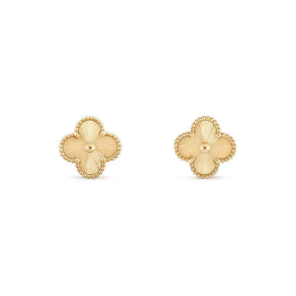 [Plus&Max]CLOVER MEDIUM 1 MOTIFS LASER EARRINGS
